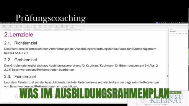 Kennst du den Unterschied?
Viele verwechseln in der AEVO-Prüfung den Ausbildungsrahmenplan mit dem Rahmenlehrplan – dabei ist der Unterschied entscheidend:

📘 Ausbildungsrahmenplan:
➡️ Für den Betrieb
➡️ Legt die betrieblichen Inhalte fest
➡️ Grundlage für deine Feinlernziele

🏫 Rahmenlehrplan:
➡️ Für die Berufsschule
➡️ Erstellt durch das Kultusministerium

Und falls dein Betrieb Inhalte nicht vermitteln kann?
👉 Dann extern organisieren, z. B. über einen Verbundpartner oder eine überbetriebliche Ausbildungsstätte.

So zeigst du in der Prüfung, dass du den Überblick hast.

🌐 Mehr Tipps rund um die AEVO-Prüfung: aevo-campus.de

#AEVO #Ausbilderschein #aevocampus #JensKleinat #AusbilderTipps #Prüfungsvorbereitung #IHKPrüfung #Ausbildung2025 #Handlungsfeld1 #Rahmenplan #AusbilderWerden