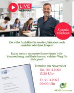 Du willst Ausbilder*in werden, bist dir aber noch unsicher?
Dann ist morgen, am 06.11.2025 um 17:30 Uhr, genau dein Termin! 

Im kostenlosen Live-Webinar erfährst du:
✅ Wie du dich optimal auf den Ausbilderschein vorbereitest
✅ Welche Wege und Möglichkeiten es gibt
✅ Was dich in der AEVO-Prüfung wirklich erwartet

Jetzt noch schnell kostenlos anmelden:
https://lmy.de/PMGgB

#AEVO #Ausbilderschein #aevocampus #JensKleinat #AusbilderWerden #LiveWebinar #Infoabend #Prüfungsvorbereitung #Ausbildung2025 #AusbilderCommunity